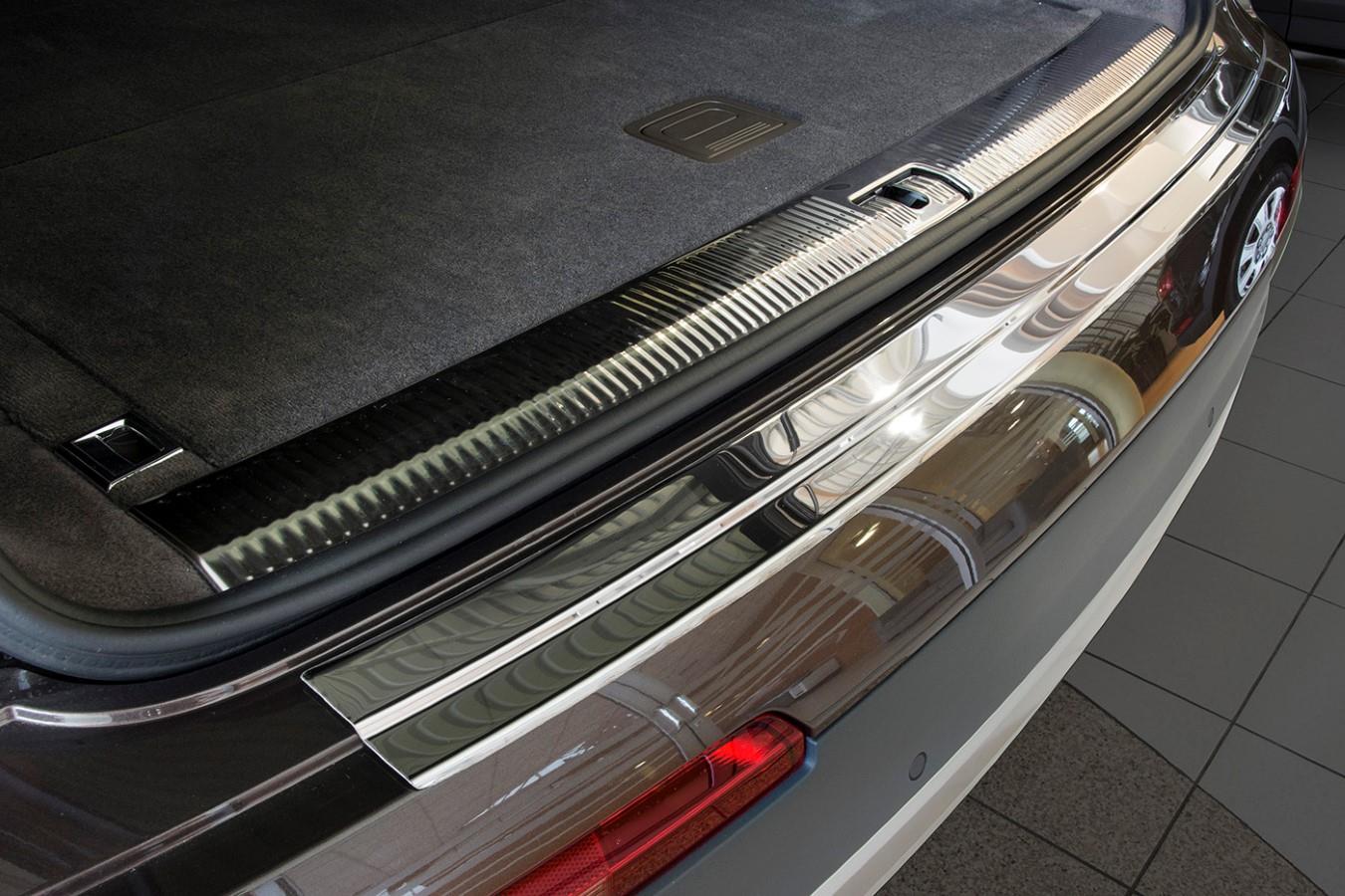 Protection de seuil de coffre Audi Q7 (4M) 2015-présent acier inox brossé