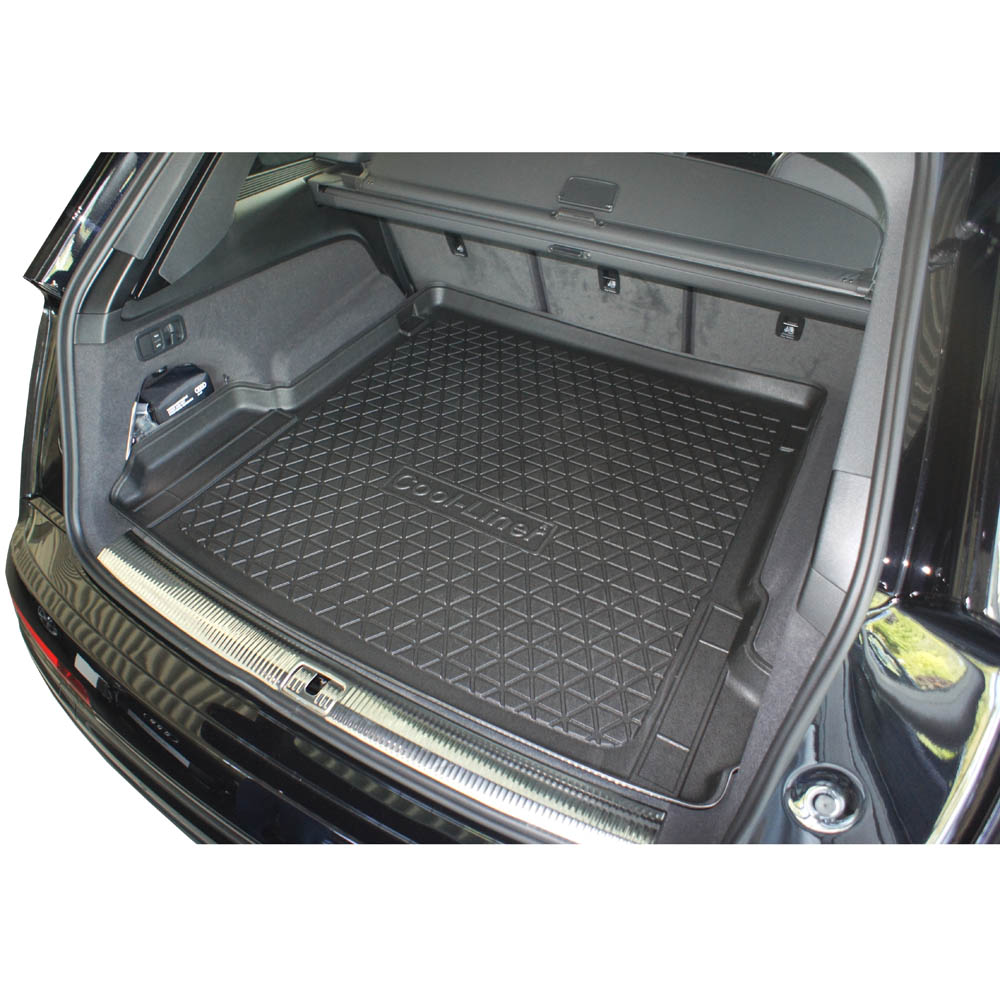 Boot mat suitable for Audi Q7 (4M) 2015-present Cool Liner anti slip PE/TPE rubber