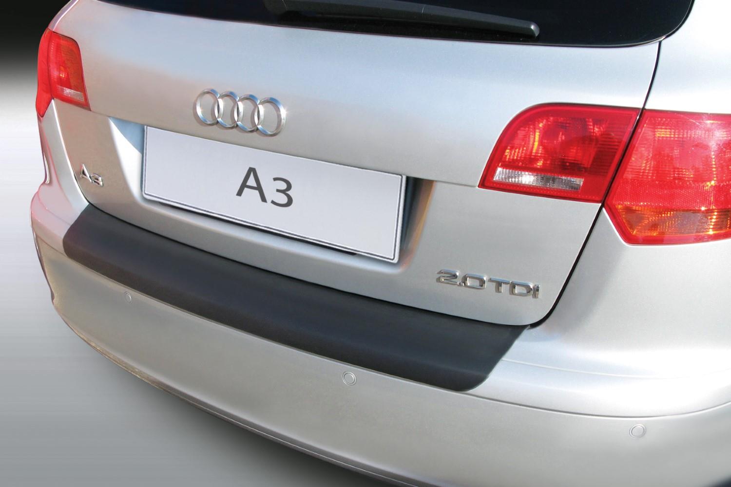 Bumperbeschermer geschikt voor Audi A3 Sportback (8P) 2004-2008 5-deurs hatchback ABS - matzwart