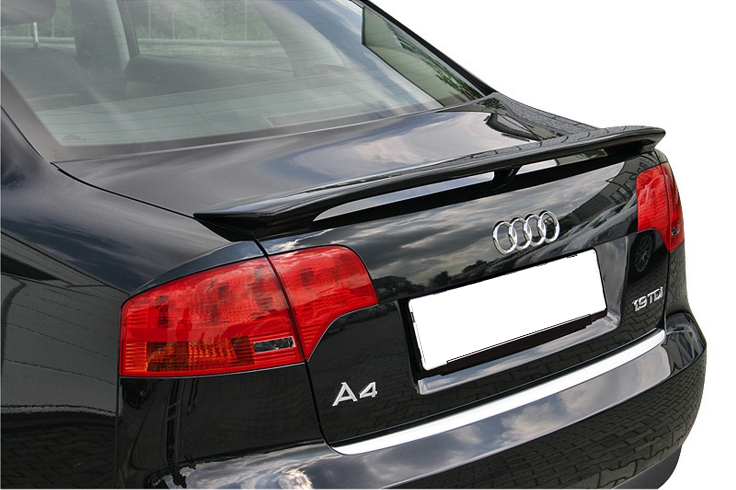 Boot spoiler Audi A4 (B7) PU