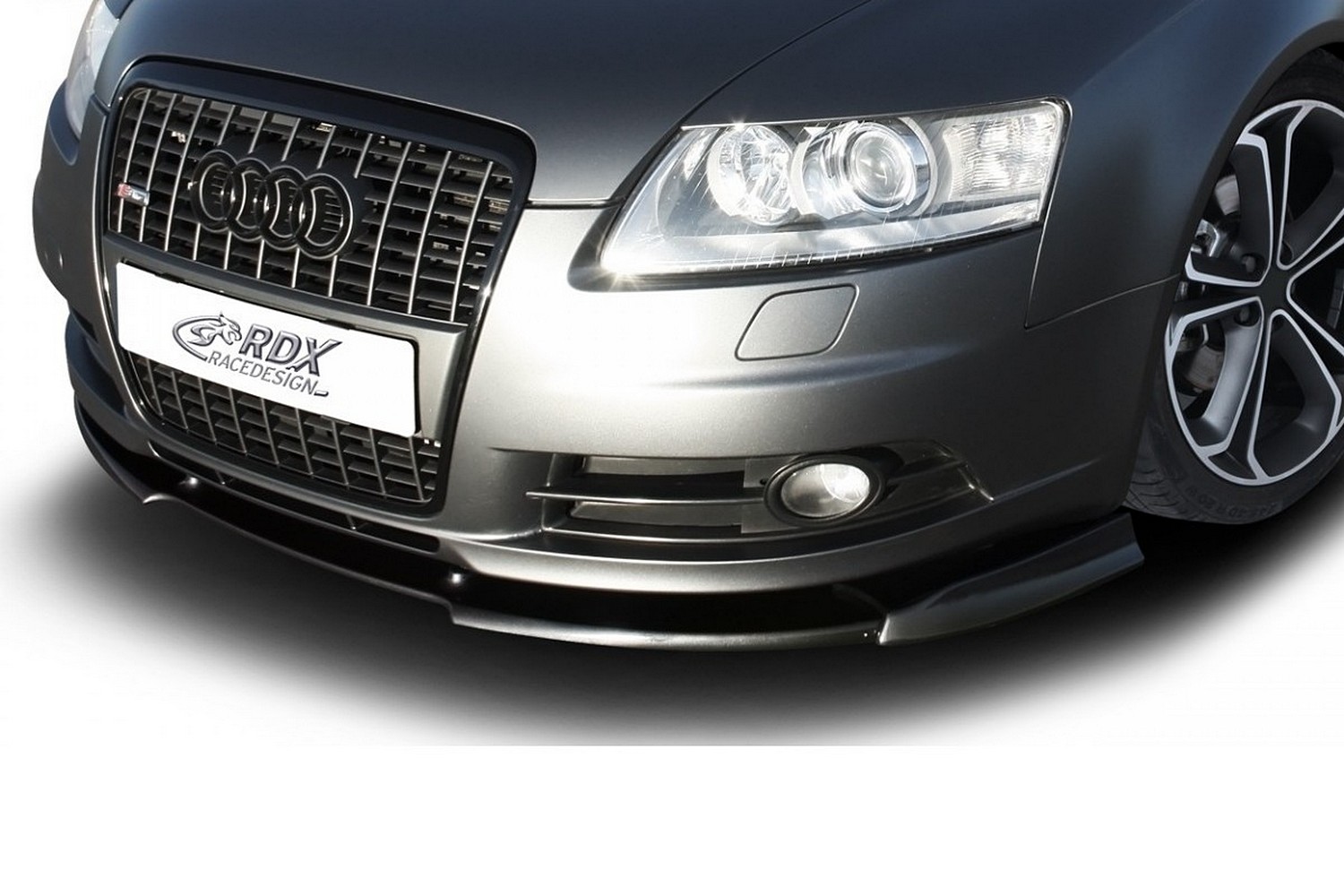 Front spoiler suitable for Audi A6 Avant (C6) 2005-2008 wagon Vario-X PU