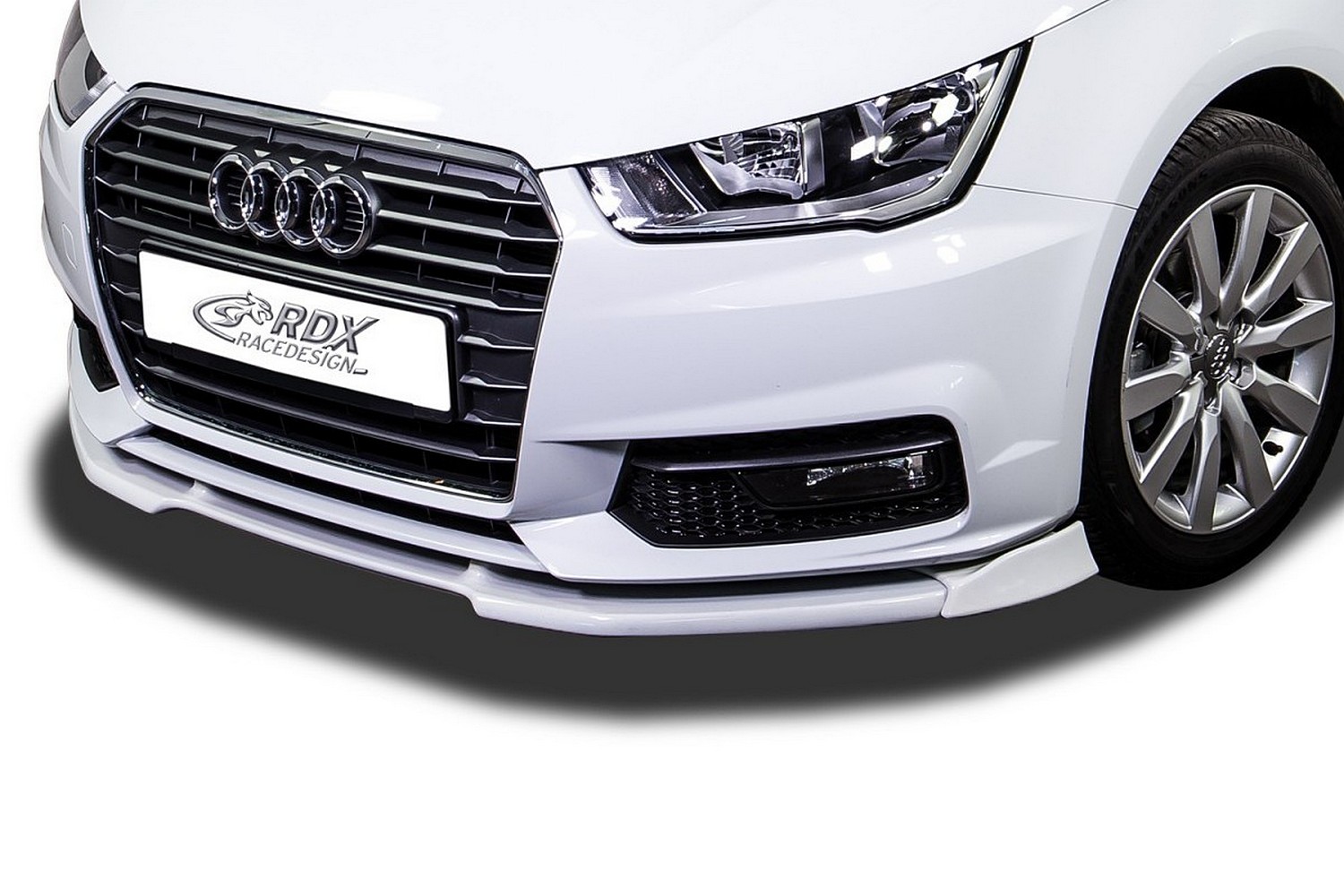 Front spoiler suitable for Audi A1 (8X) 2015-2018 3 & 5-door hatchback Vario-X PU
