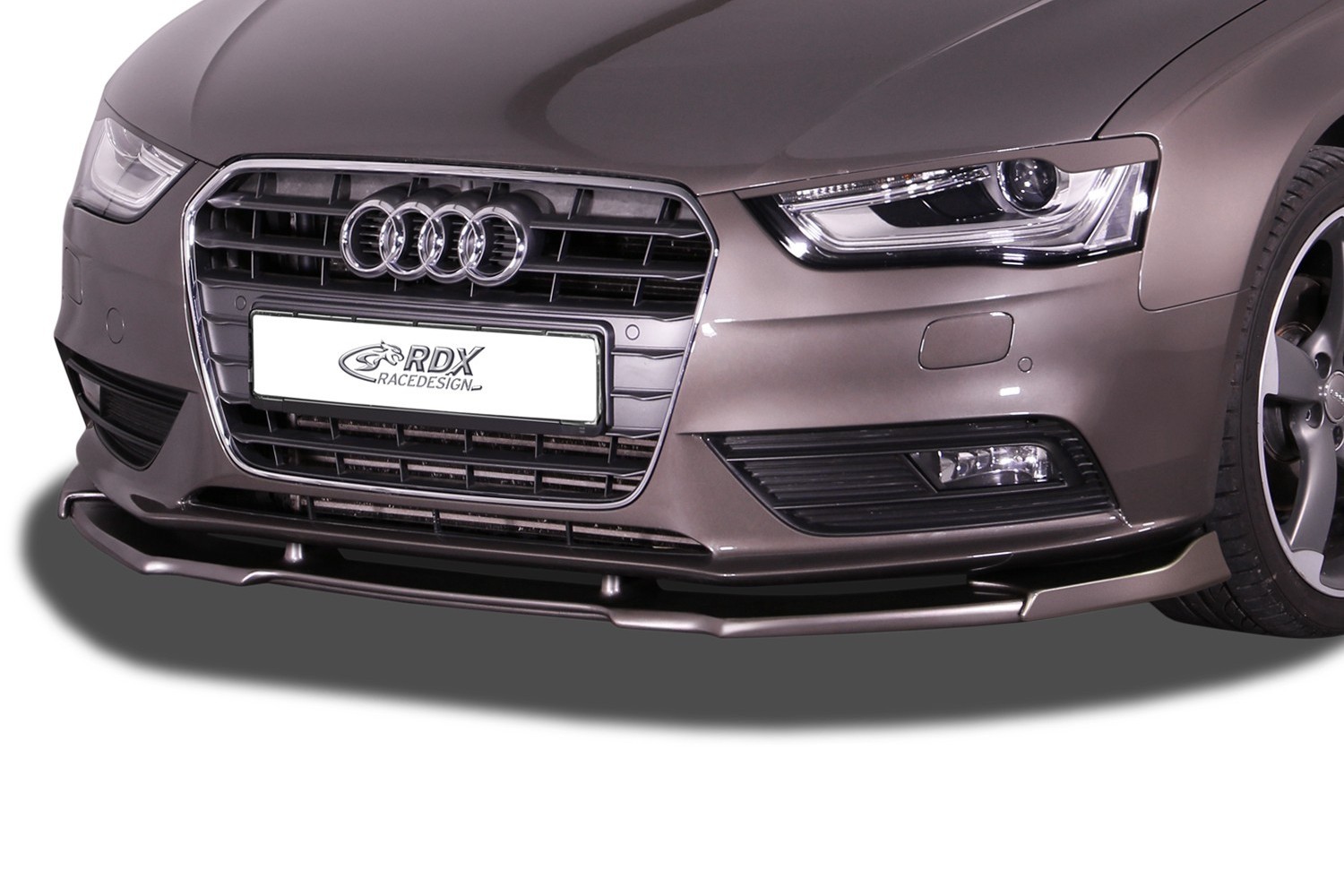 Front spoiler suitable for Audi A4 Avant Allroad (B8) 2012-2015 wagon Vario-X PU