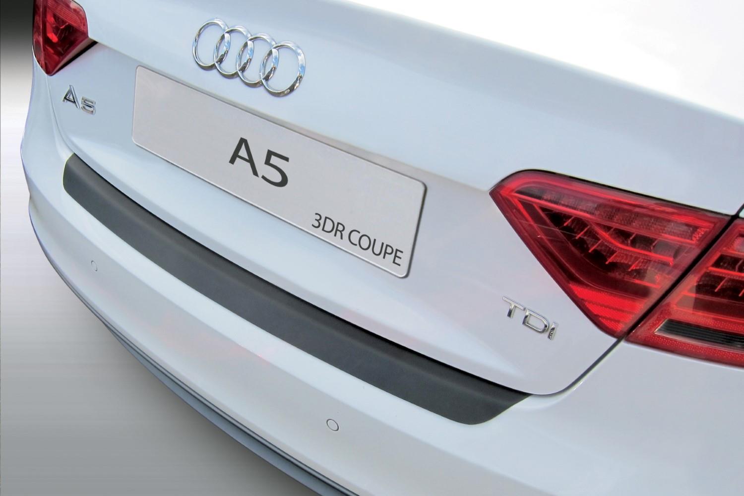 Protection de seuil de coffre convient à Audi A5 Coupé (8T3) 2011-2016 ABS - noir mat