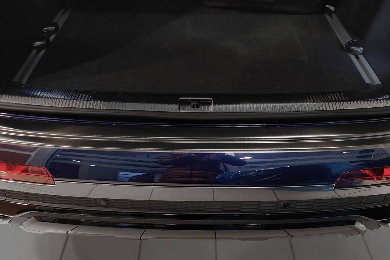 Bumperbeschermer Audi Q7 (4M) 2015-heden RVS geborsteld antraciet