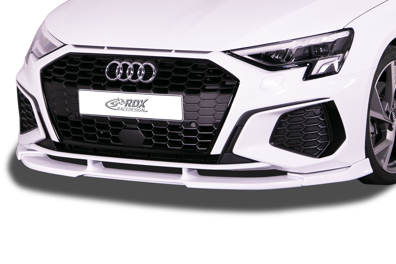 Voorspoiler geschikt voor Audi A3 Sportback (8Y) 2020-heden 5-deurs hatchback Vario-X PU