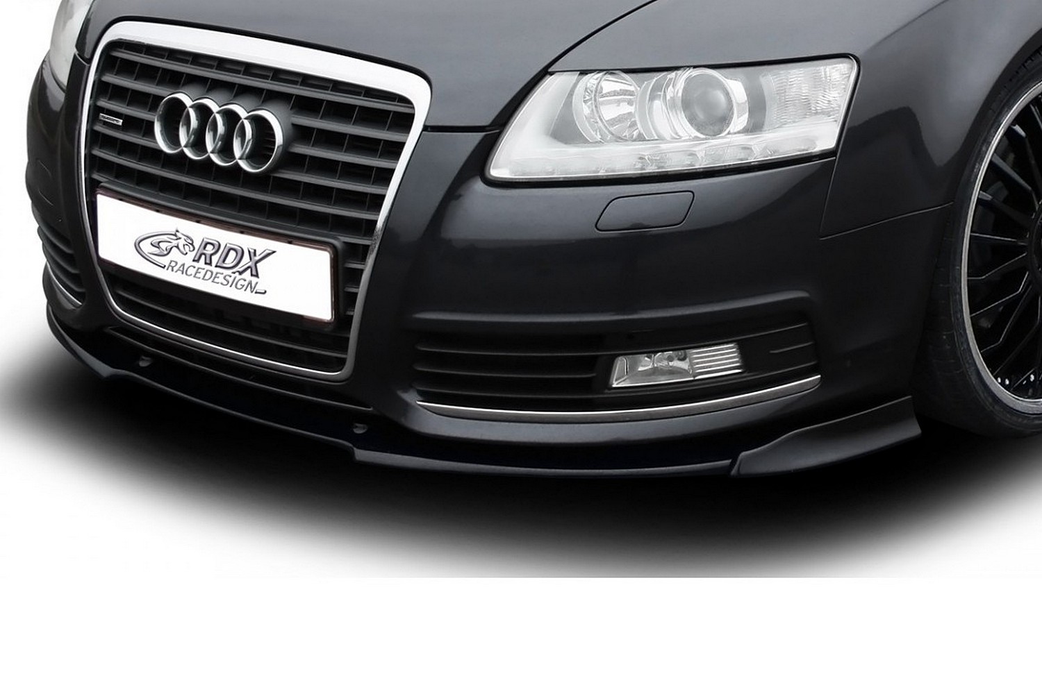 Front spoiler suitable for Audi A6 Avant (C6) 2008-2011 wagon Vario-X PU