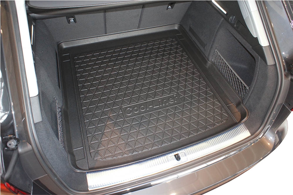 Boot mat suitable for Audi A4 Avant (B9) 2015-present Cool Liner anti slip PE/TPE rubber