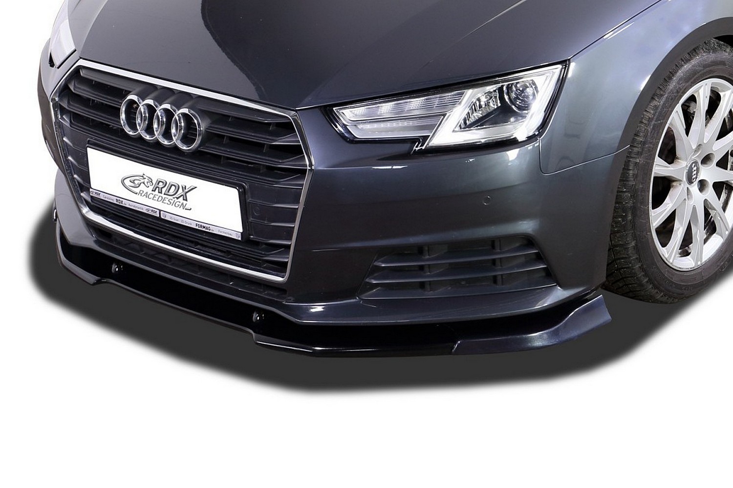 Front spoiler suitable for Audi A4 Avant (B9) 2015-2019 wagon Vario-X PU
