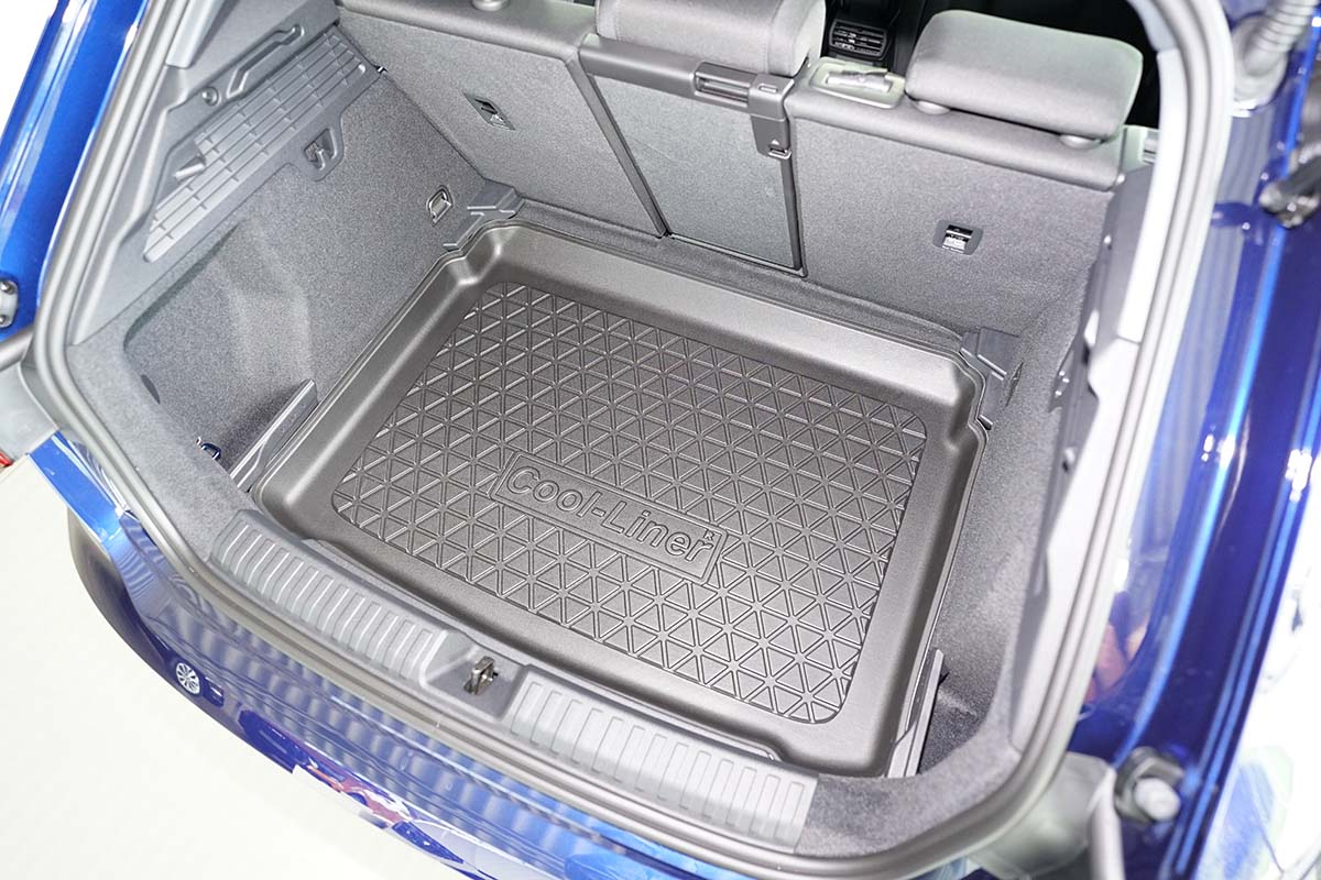 Boot mat suitable for Audi A3 Sportback (8Y) 2020-present 5-door hatchback Cool Liner anti slip PE/TPE rubber