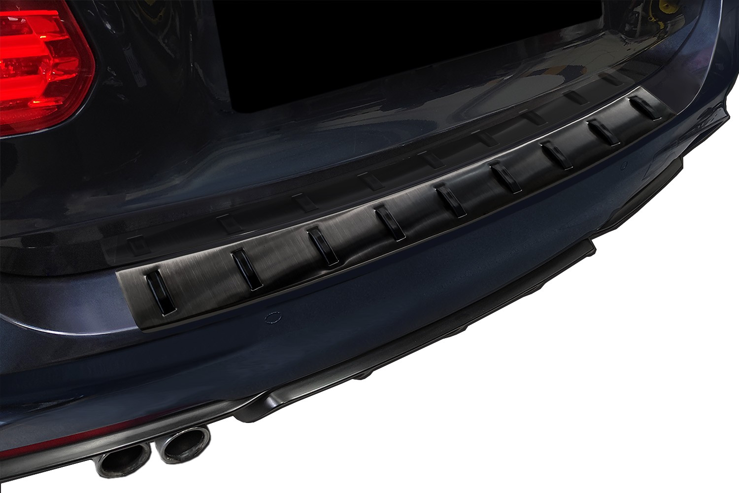 Protection de seuil de coffre Toyota ProAce Verso II 2016-présent acier inox brossé anthracite - Strong