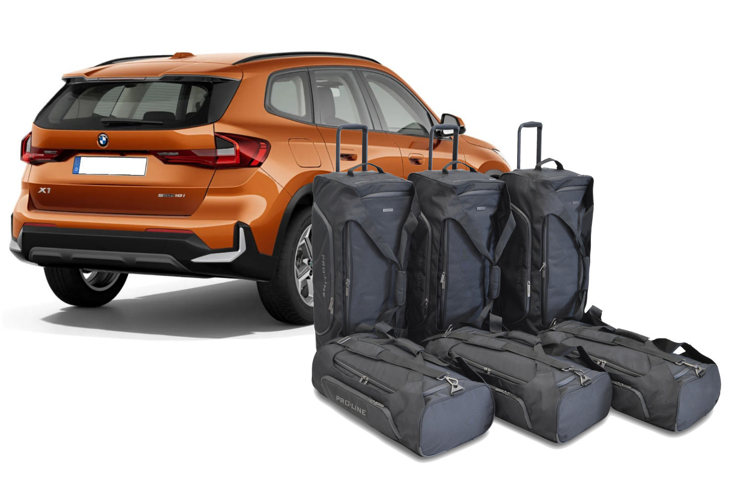 Travel bag set suitable for BMW X1 (F48) 2015-2022 Pro.Line