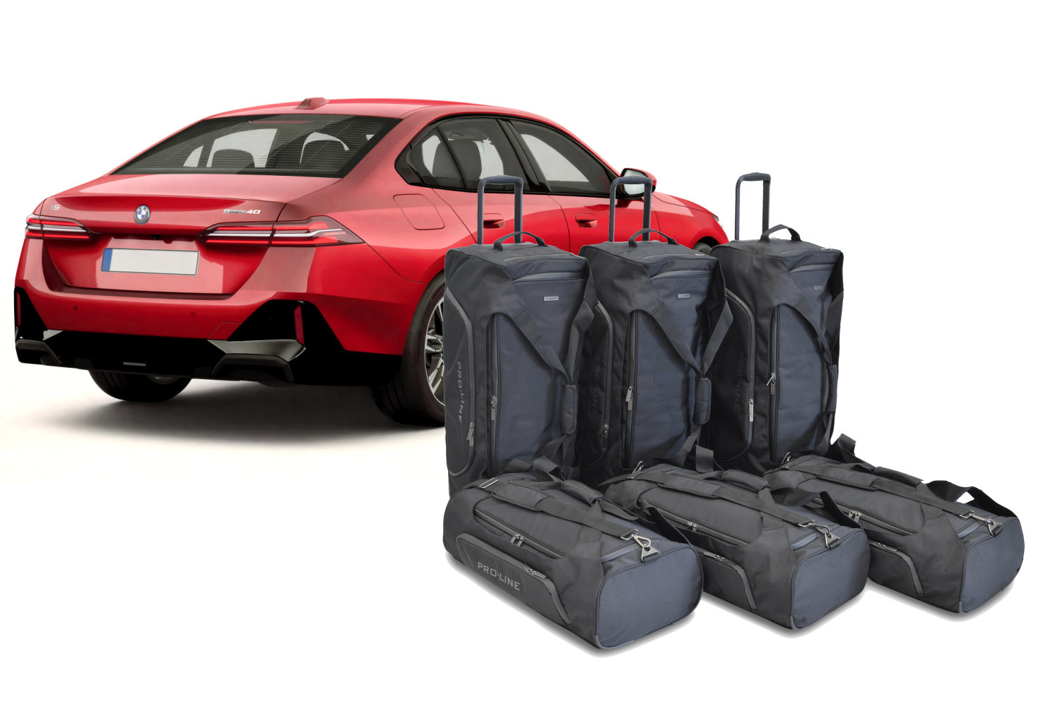 Travel bag set suitable for BMW i5 (G60) 2023-present 4-door saloon Pro.Line Travel bag set suitable for BMW i5 (G60) 2023-present 4-door saloon Pro.Line