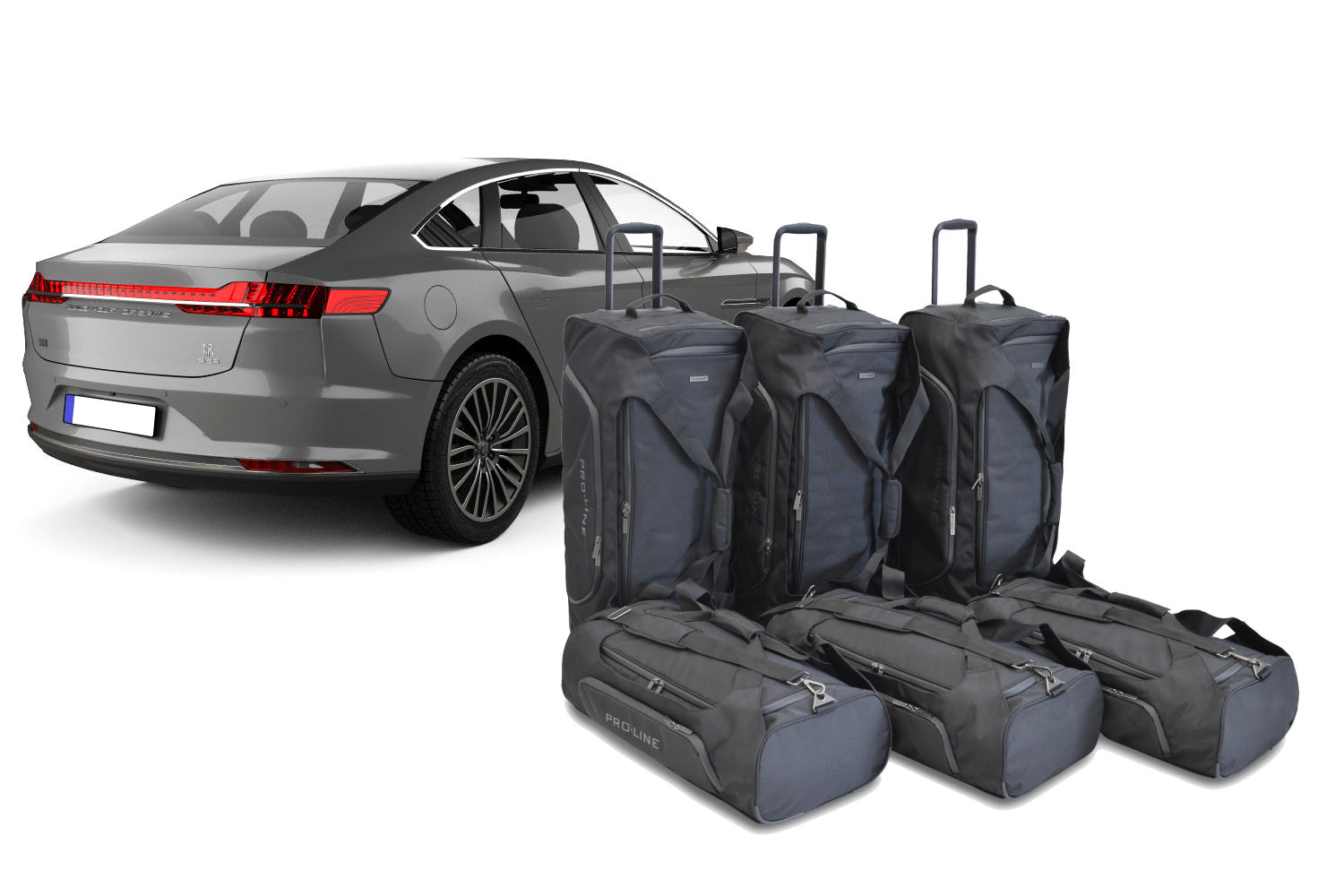 Reisetaschenset passend für BYD Han 2020-heute 4-Türer Limousine Pro.Line