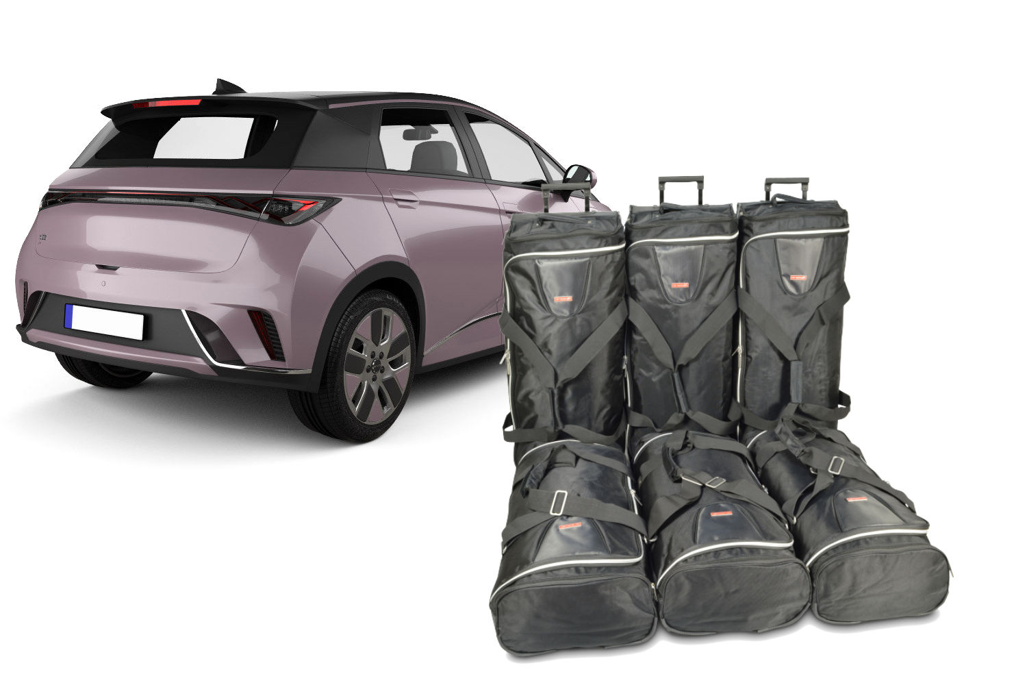 Travel bag set suitable for BYD Dolphin 2021-present 5-door hatchback