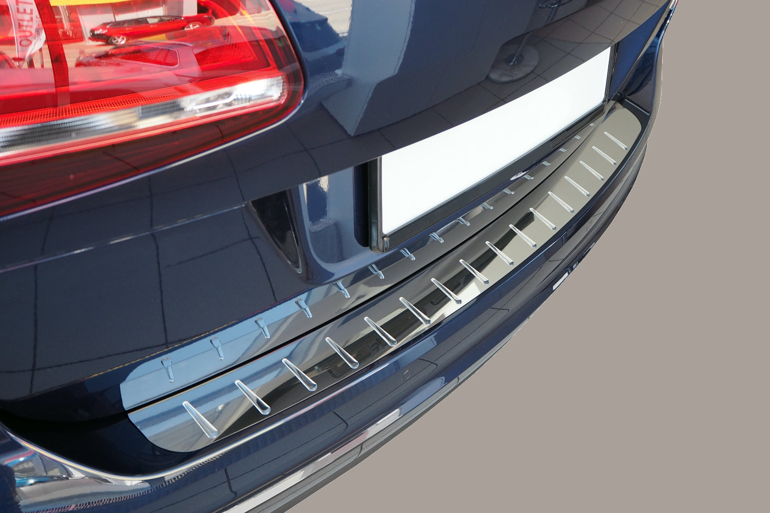 Bumperbeschermer geschikt voor Toyota Corolla (E170) 2013-2018 4-deurs sedan RVS hoogglans