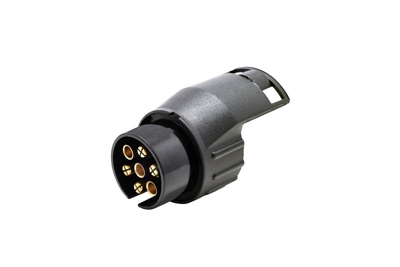Plug adapter for 13-pin plug to 7-pin socket on the car