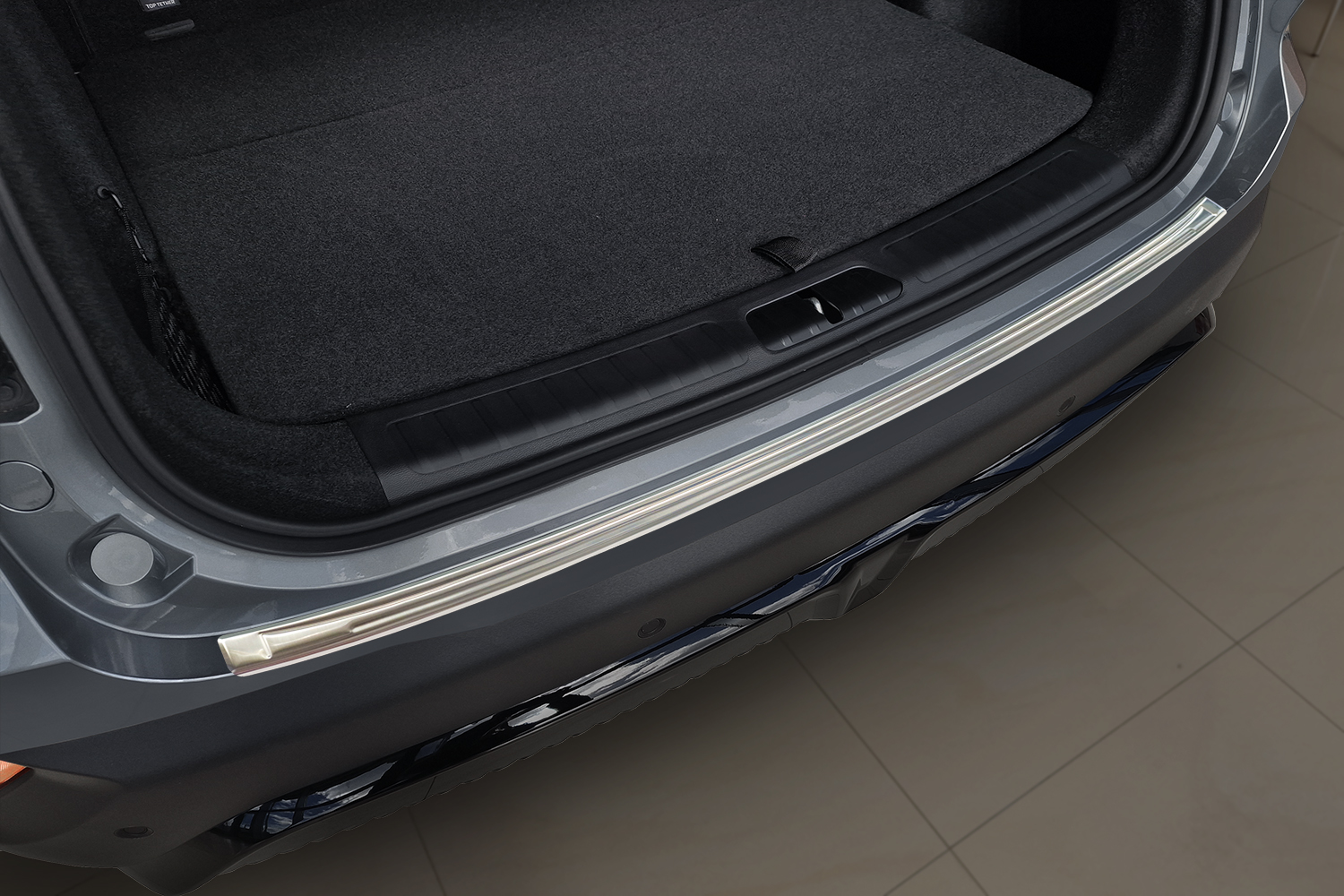 Rear bumper protector suitable for BAIC Beijing X5 2023-present wagon stainless steel brushed