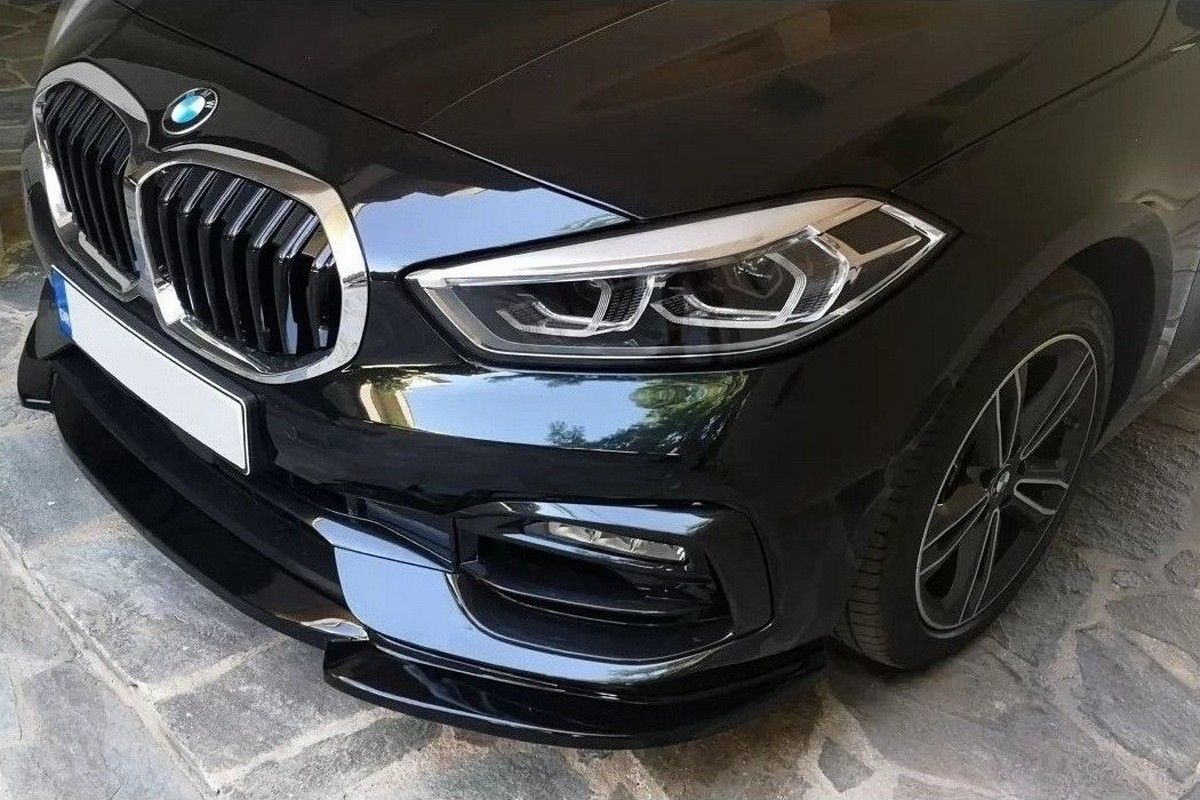 Front spoiler suitable for BMW 1 Series (F40) 2019-present 5-door hatchback ABS