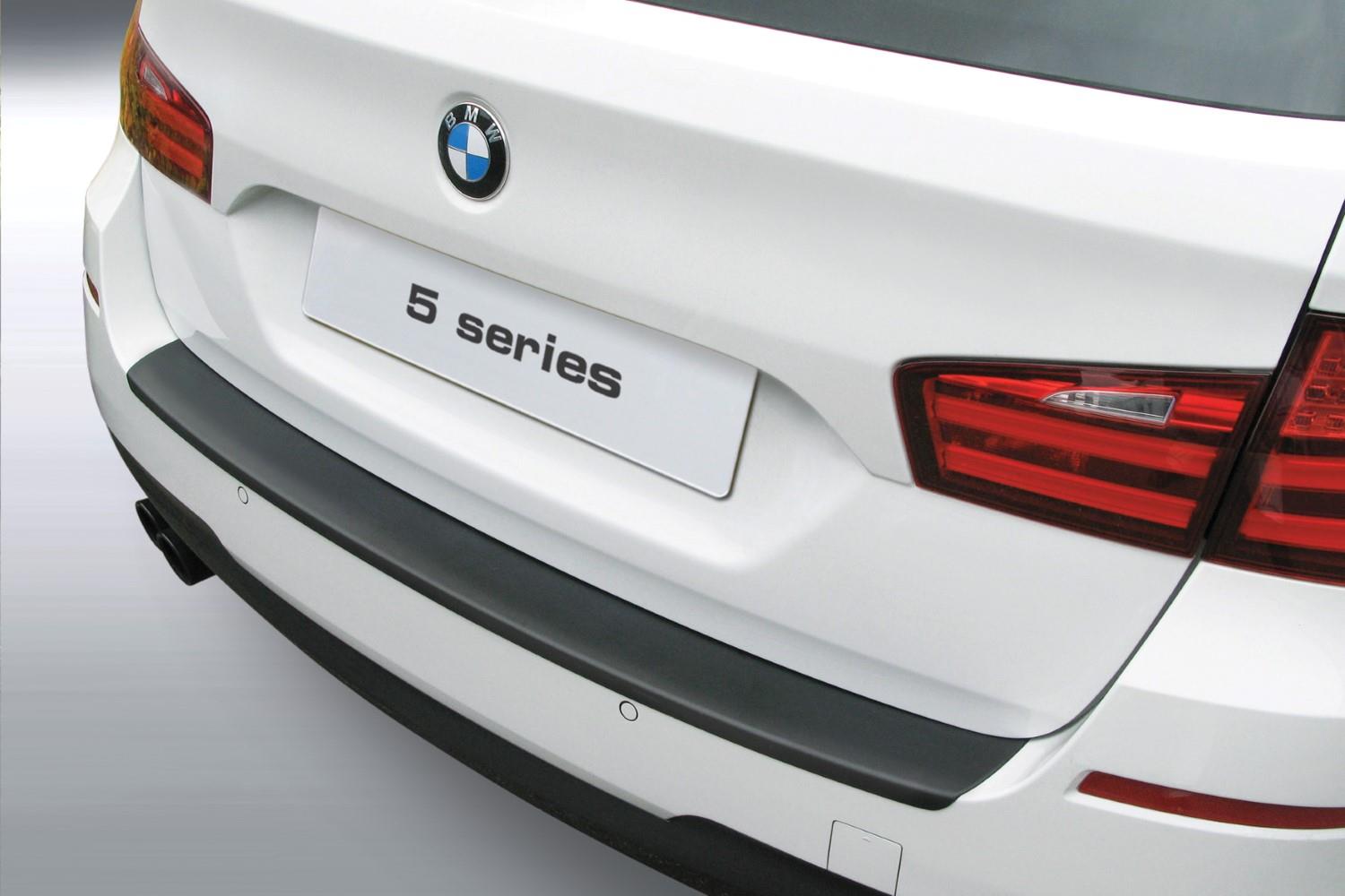 Protection de seuil de coffre convient à BMW Série 5 Touring (F11) 2010-2017 break ABS - noir mat