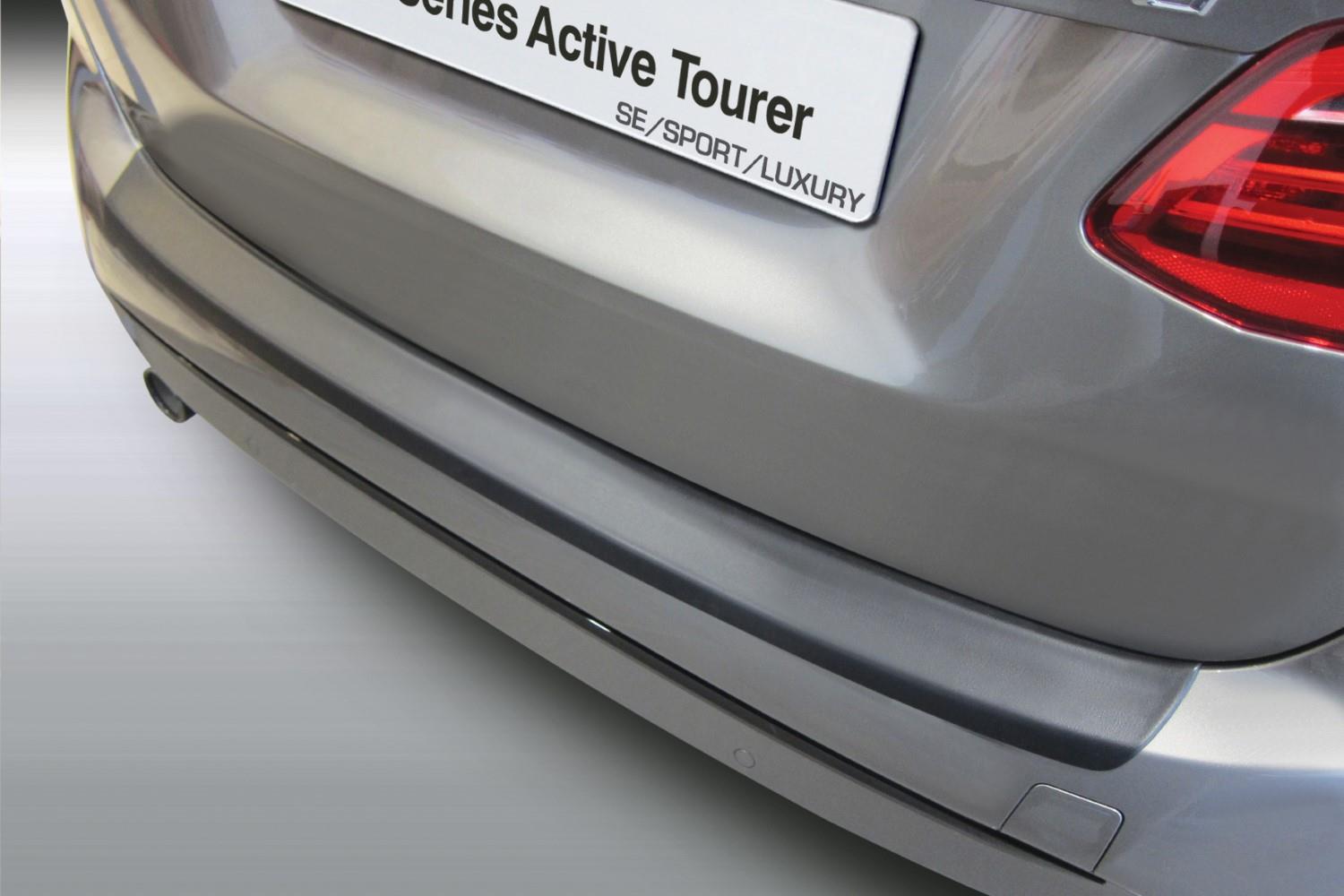 Rear bumper protector suitable for BMW 2 Series Active Tourer (F45) 2014-2018 ABS - matt black