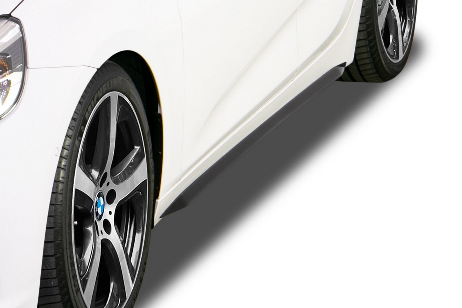 Jupes latérales BMW Série 2 Active Tourer (F45) 2014-2021 &#34;Slim&#34; ABS