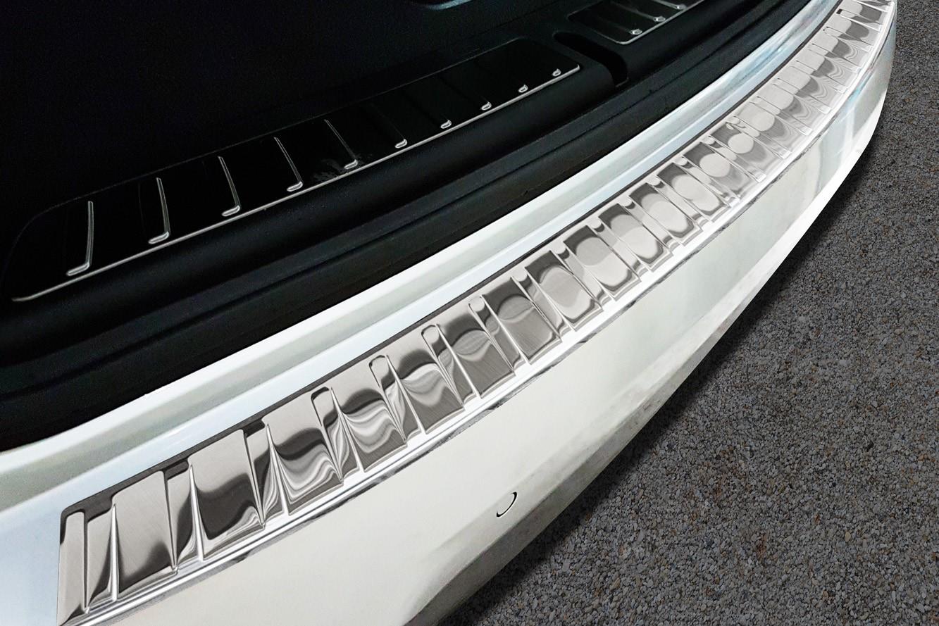Protection de seuil de coffre BMW X3 (G01) 2017-2024 acier inox brossé
