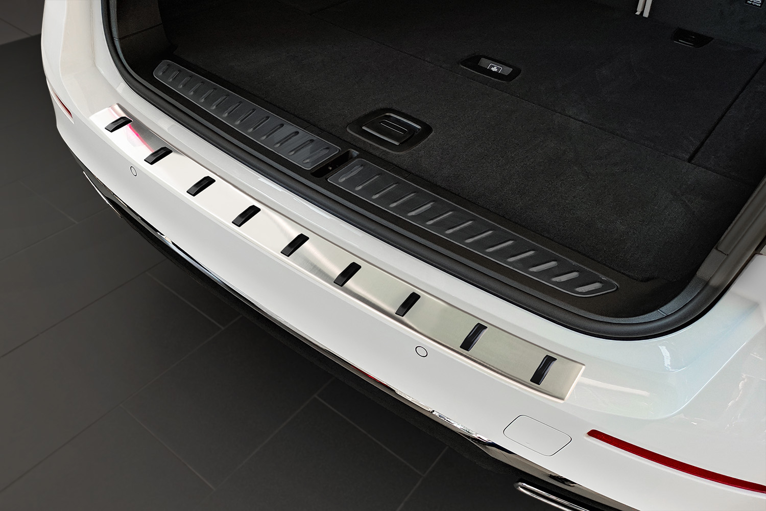Bumperbeschermer BMW 5 Serie Touring (G31) 2020-2024 wagon RVS geborsteld - Strong