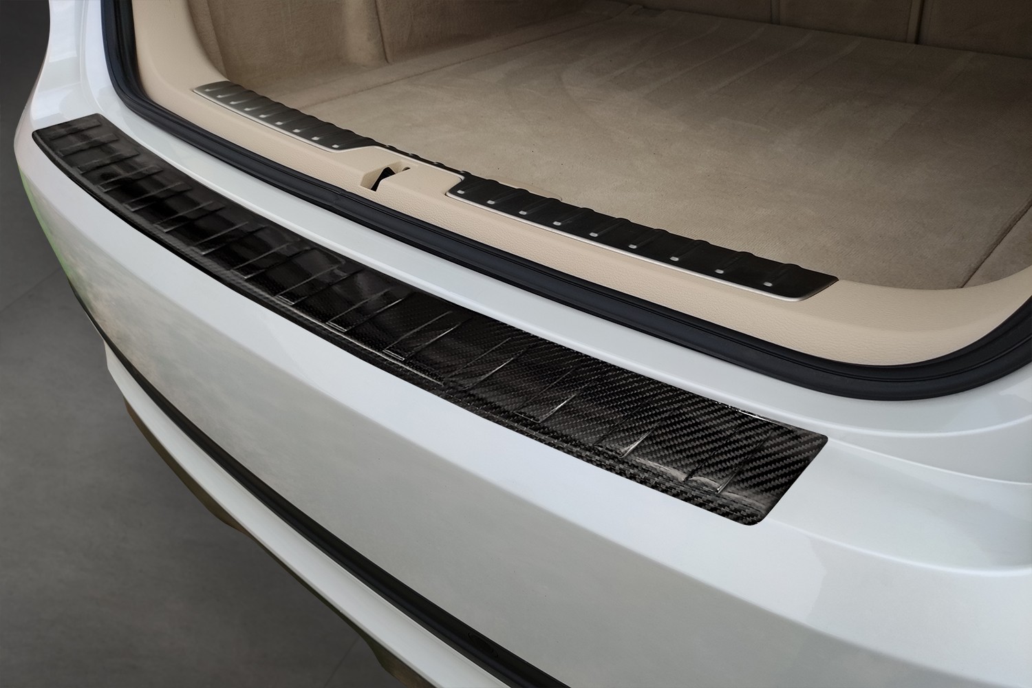 Bumperbeschermer geschikt voor BMW X6 (F16) 2014-2019 carbon
