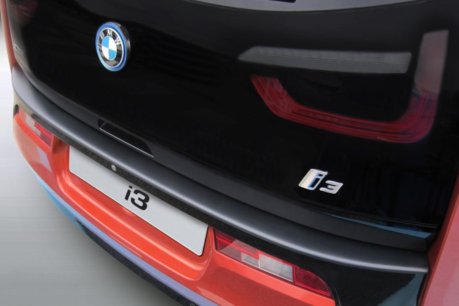 Rear bumper protector suitable for BMW i3 (I01) 2013-2017 5-door hatchback ABS - matt black
