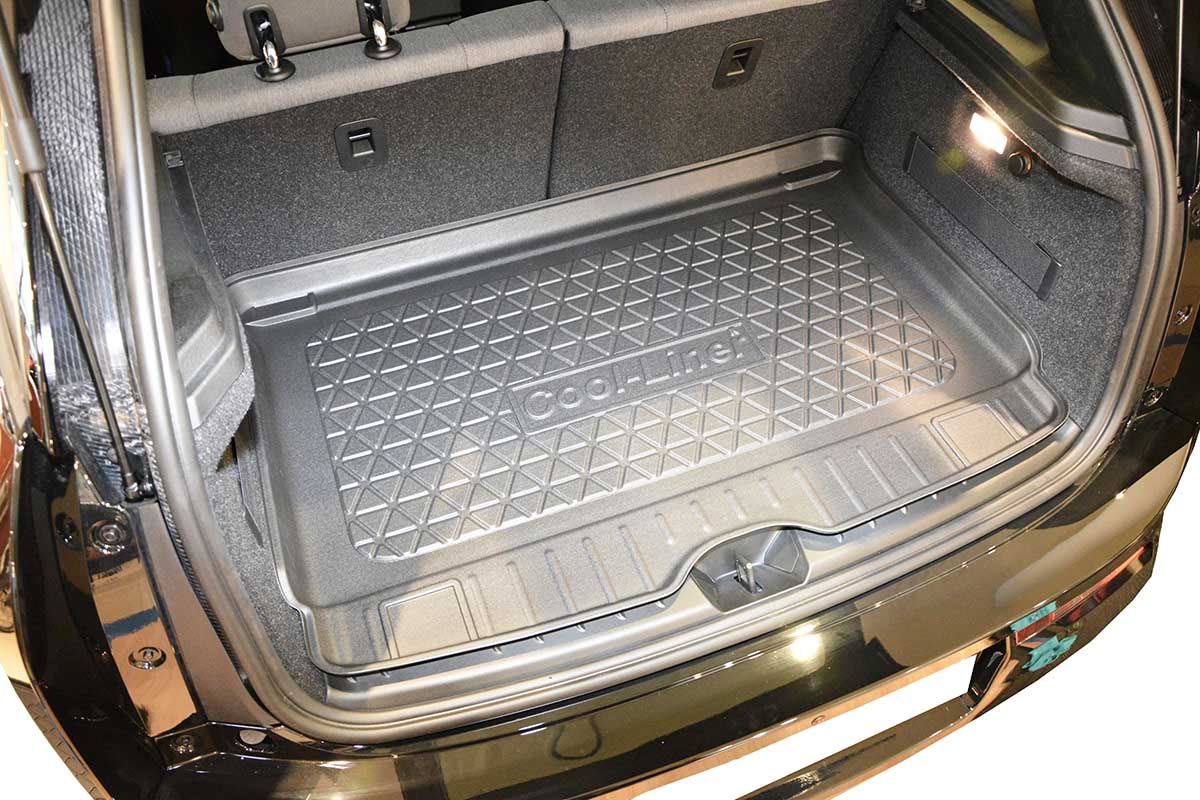 Boot mat suitable for BMW i3 (I01) 2013-present 5-door hatchback Cool Liner anti slip PE/TPE rubber