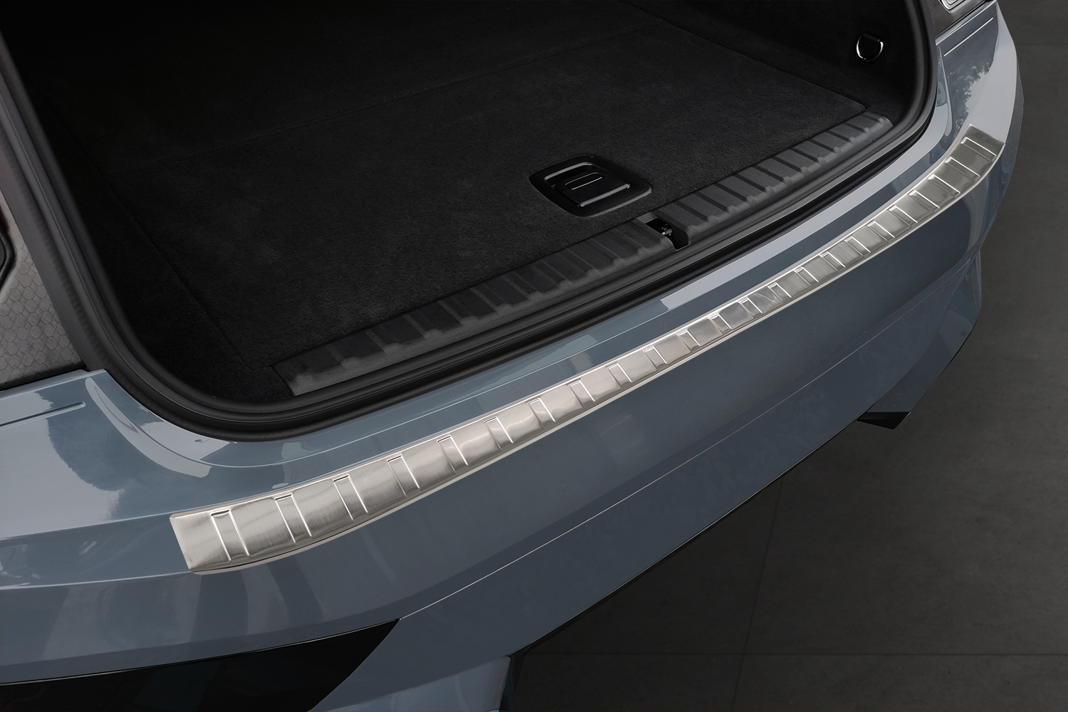 Protection de seuil de coffre BMW iX (I20) 2021-présent acier inox brossé
