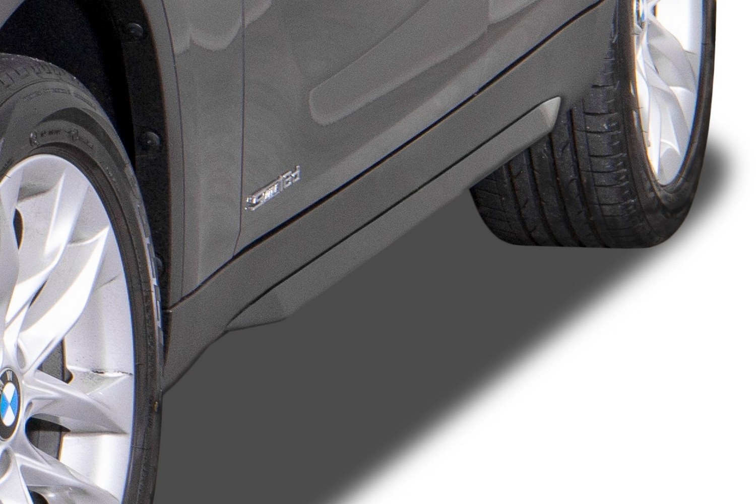 Side skirts suitable for BMW X1 (E84) 2009-2015 &#34;Slim&#34; ABS