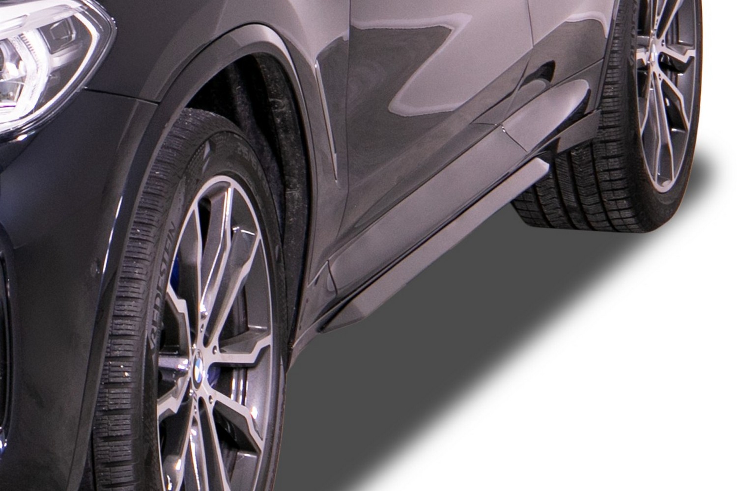 Jupes latérales convient à BMW X3 (G01) 2017-2024 &#34;Slim&#34; ABS