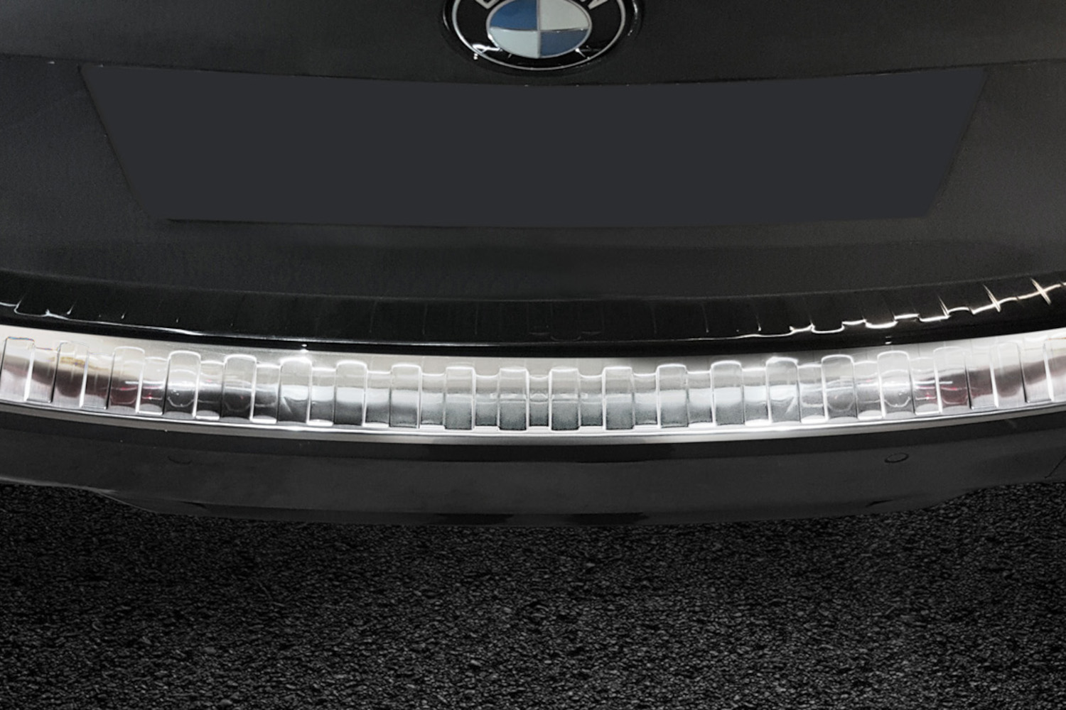 Bumperbeschermer BMW 3 Serie Touring (G21) 2019-2022 wagon RVS geborsteld