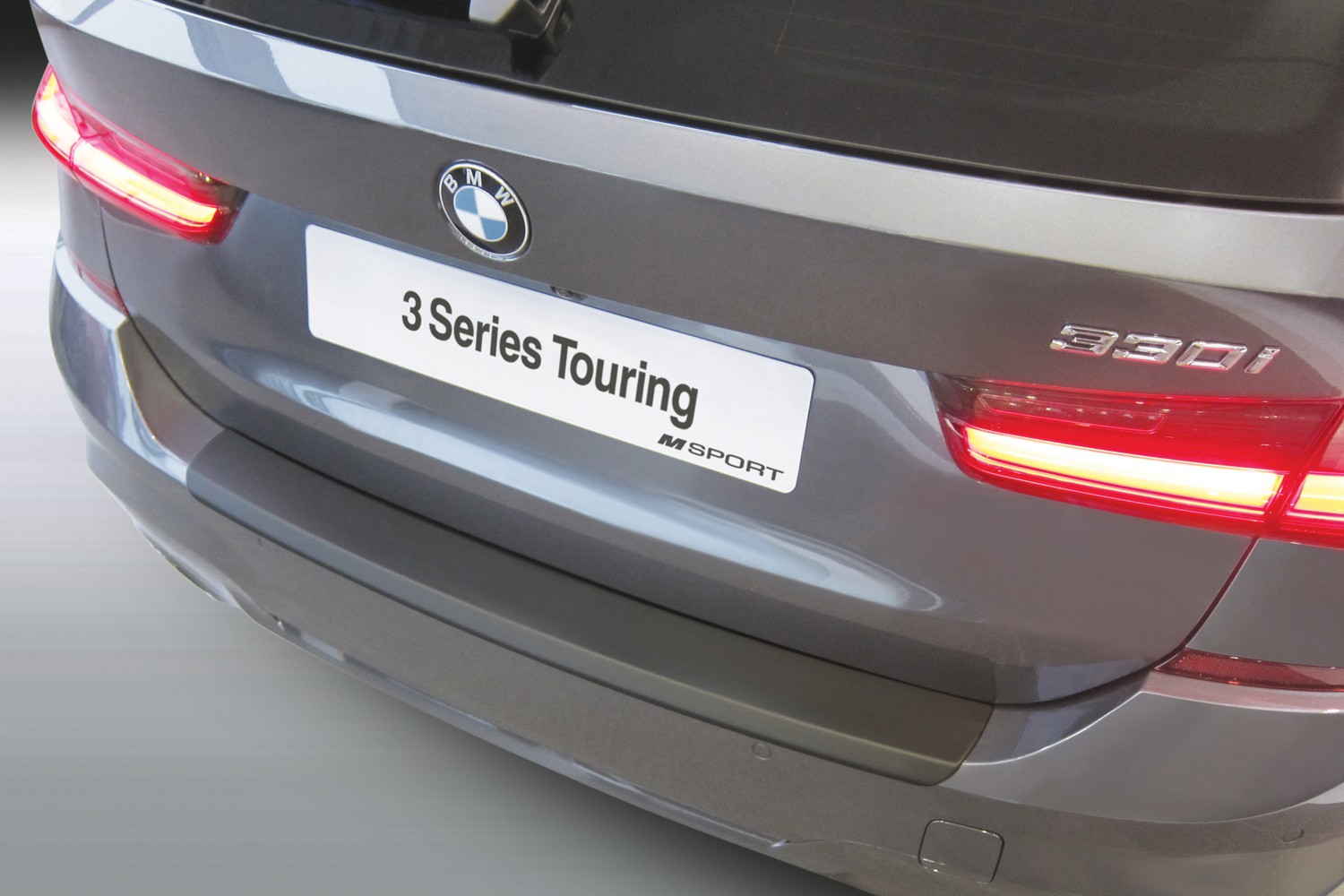 Rear bumper protector BMW 3 Serie Touring (G21) 2019-2022 wagon ABS - matzwart