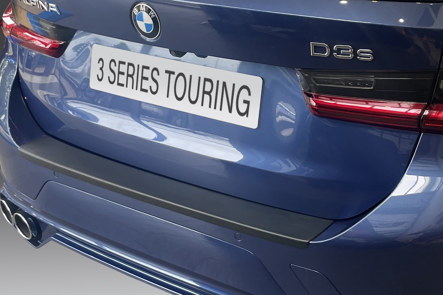 Bumperbeschermer BMW 3 Serie Touring (G21) 2023-heden wagon ABS - matzwart