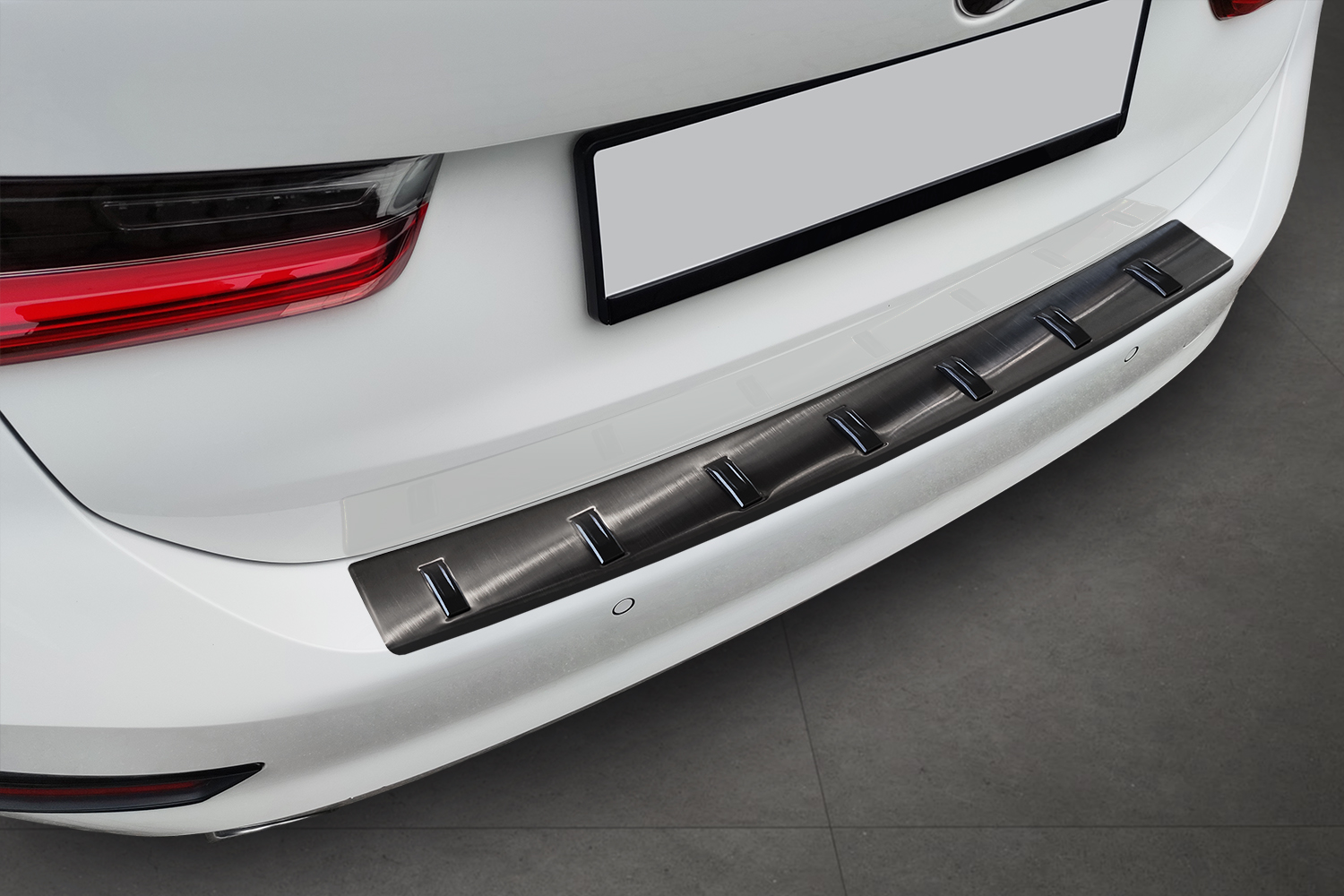 Bumperbeschermer BMW 3 Serie Touring (G21) 2019-2022 wagon RVS geborsteld antraciet - Strong