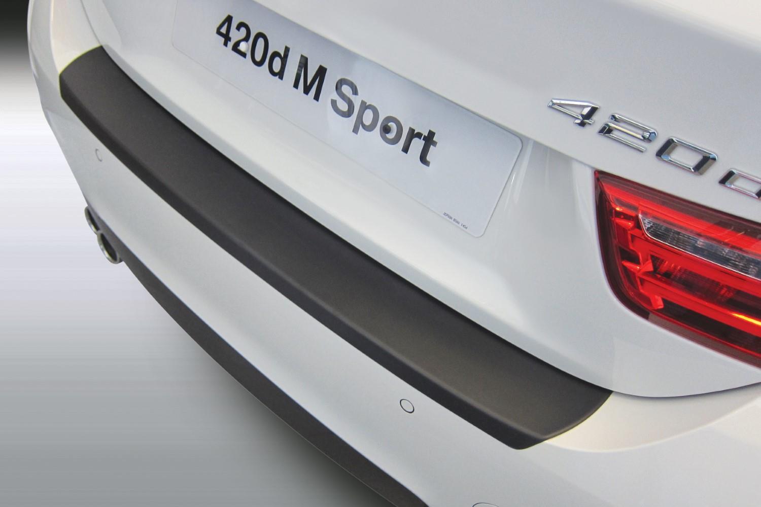 Protection de seuil de coffre BMW Série 4 Gran Coupé (F36) 2014-2020 5 portes bicorps ABS - noir mat