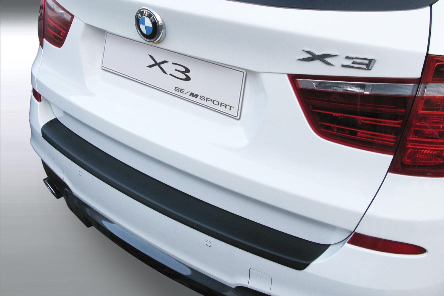 Bumperbeschermer BMW X3 (F25) 2010-2014 ABS - matzwart