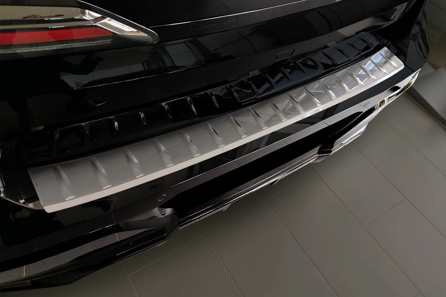 Bumperbeschermer geschikt voor BMW 7 Serie (G70) 2022-heden 4-deurs sedan RVS geborsteld