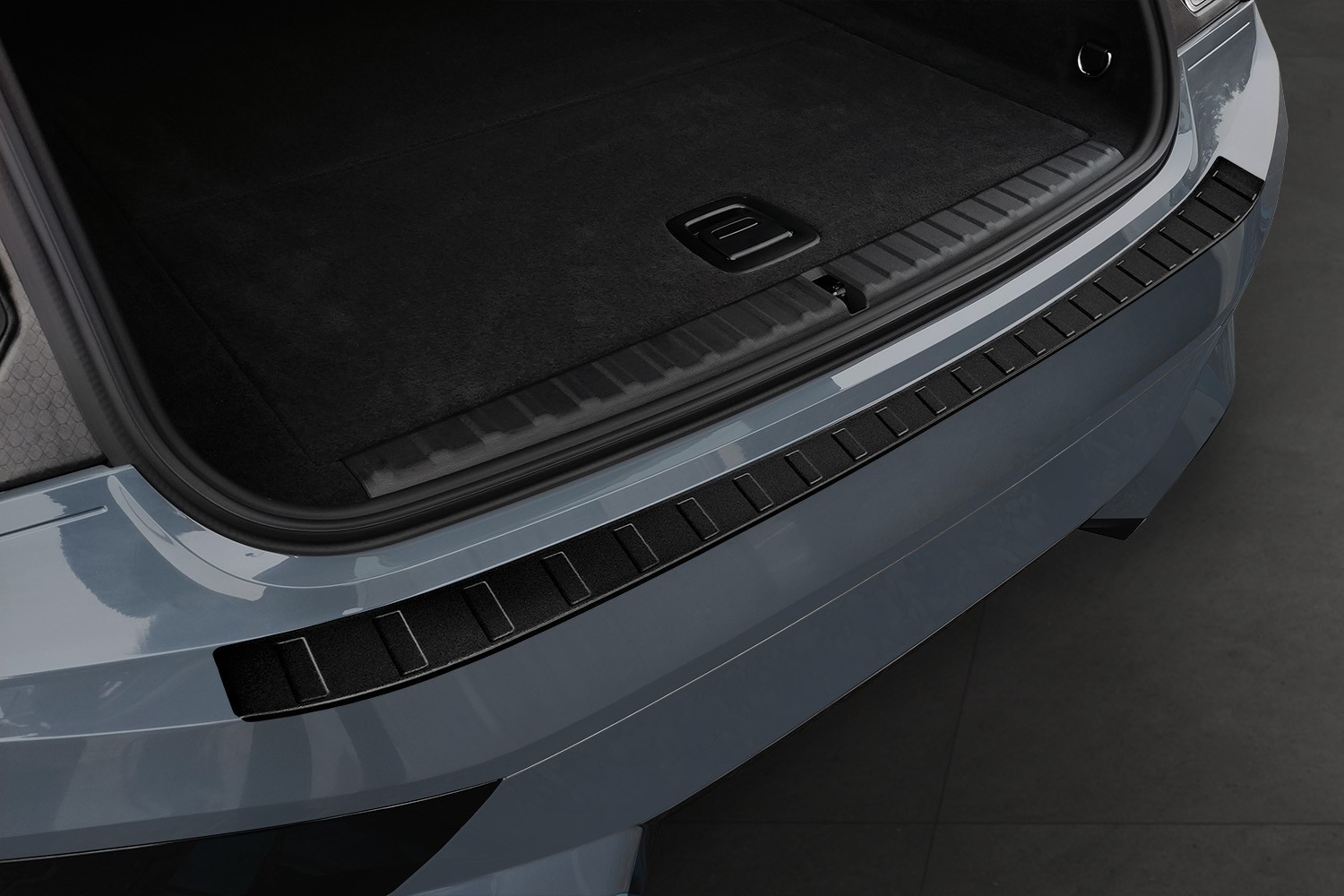 Protection de seuil de coffre BMW iX (I20) 2021-présent acier inox noir mat