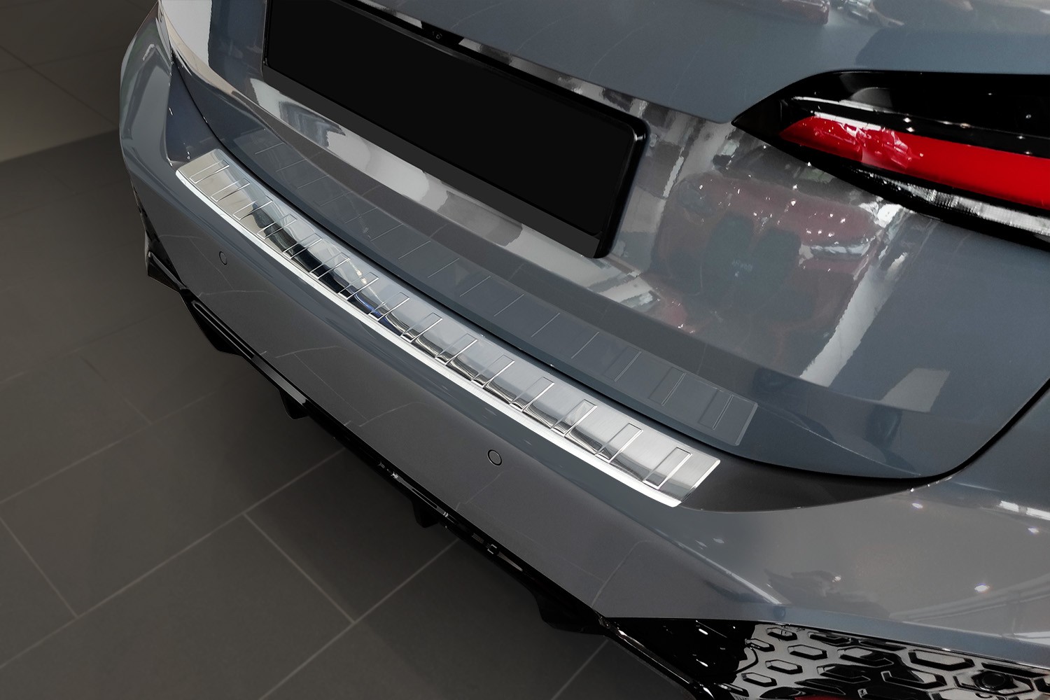 Bumperbeschermer geschikt voor BMW 2 Serie Active Tourer (U06) 2021-heden wagon RVS geborsteld