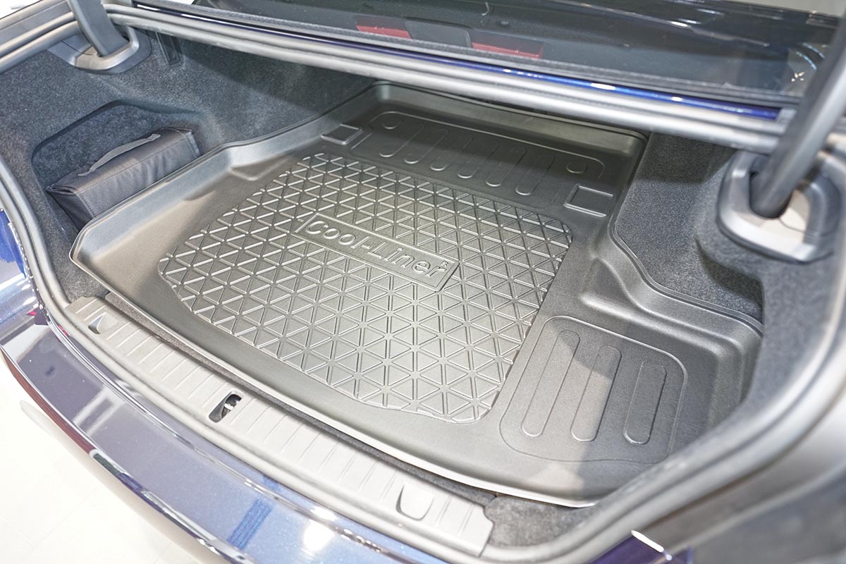 Kofferraumwanne passend für BMW 7er (G11 - G12) 2015-2022 4-Türer Limousine Cool Liner anti-rutsch PE/TPE Gummi