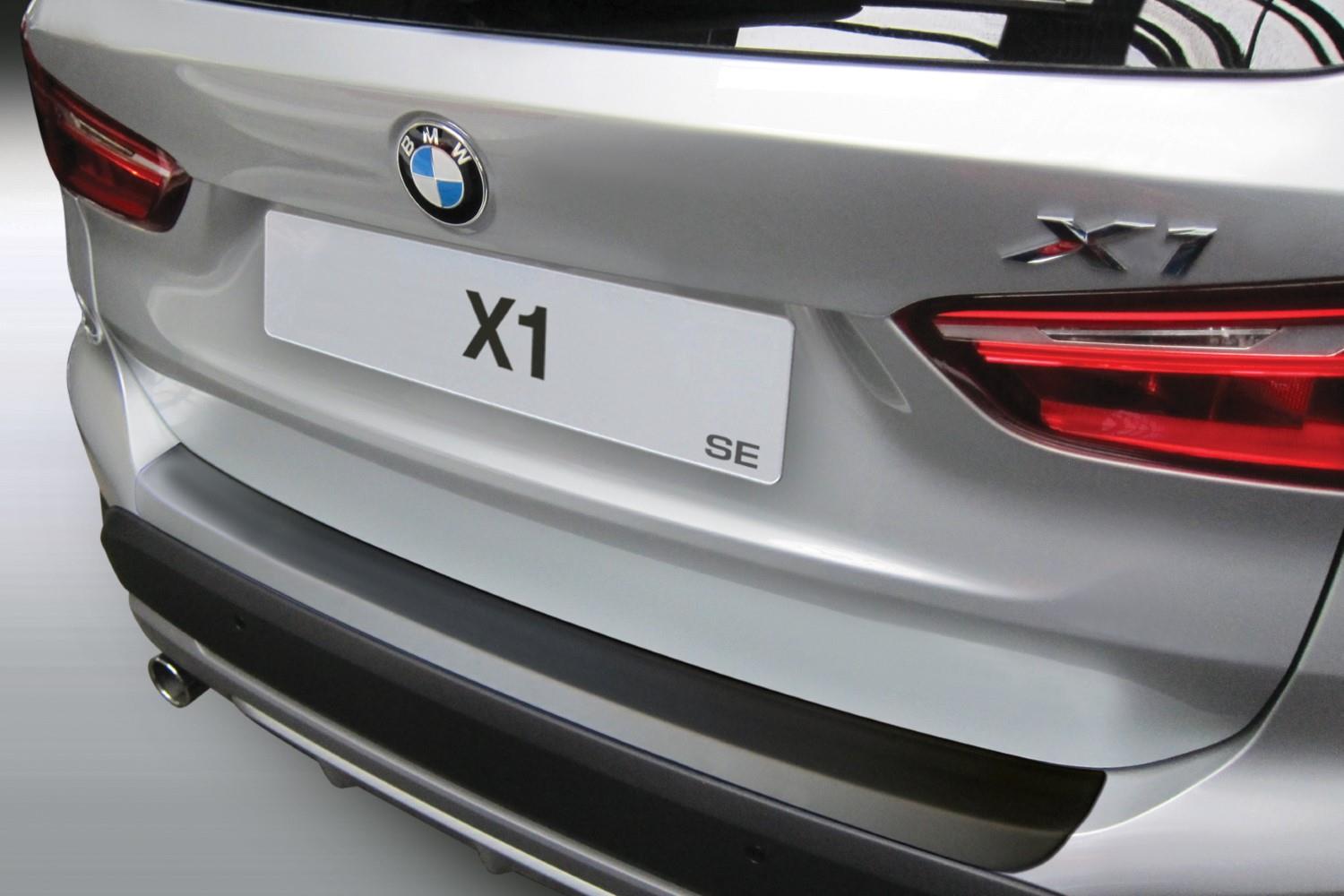 Heckstoßstangenschutz Edelstahl Einstiegsleisten Abdeckung für BMW X1 F48  2016-22 Auto Kofferraum Heckschutz Style : : Auto & Motorrad