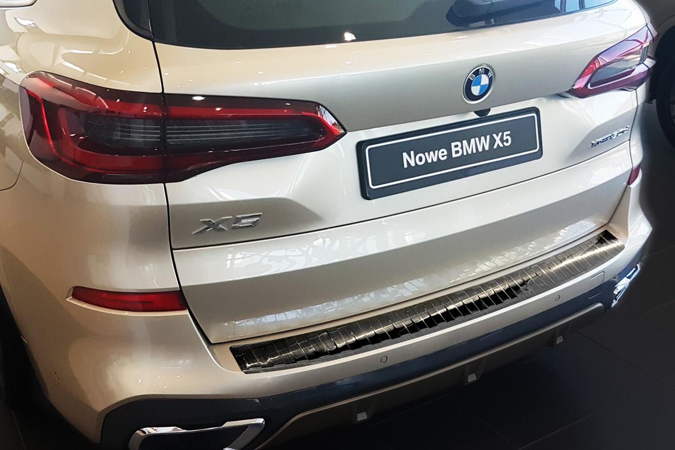 Ladekantenschutz BMW X5 (G05) 2018-heute Edelstahl gebürstet anthrazit