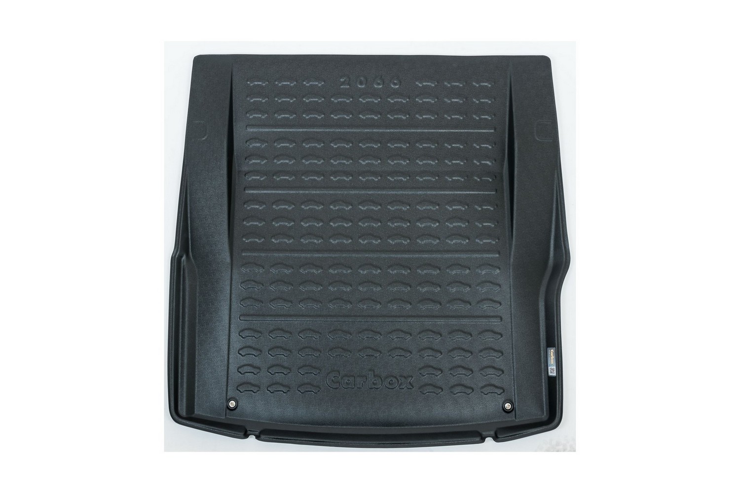 Boot mat suitable for BMW 3 Series (F30) 2012-2019 4-door saloon Carbox Form PE rubber - black