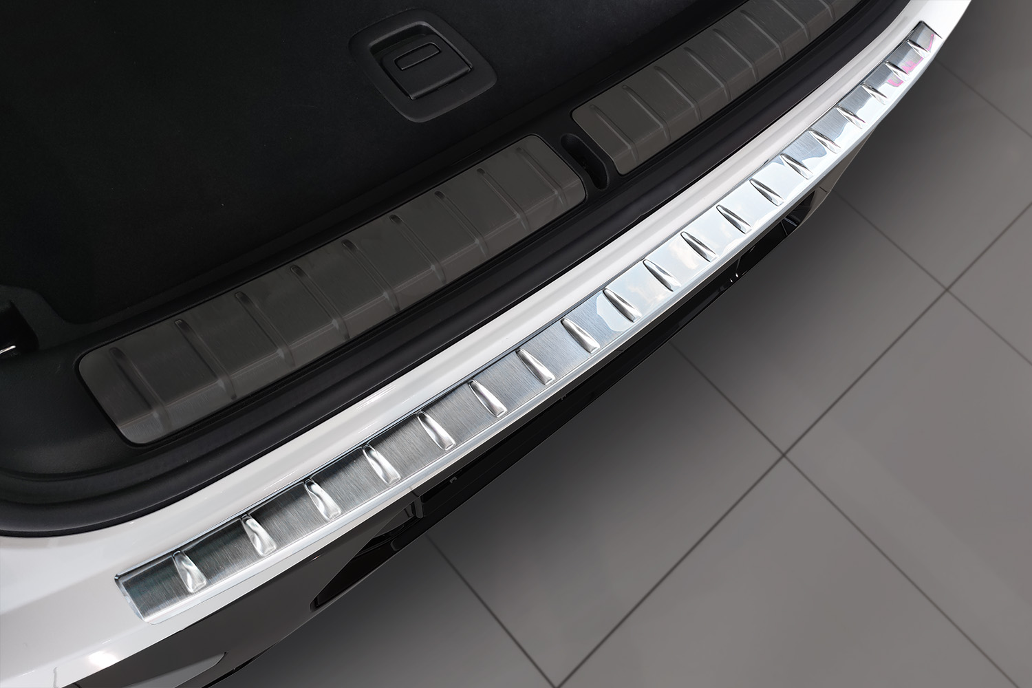 Protection de seuil de coffre BMW X4 (G02) 2021-présent acier inox brossé