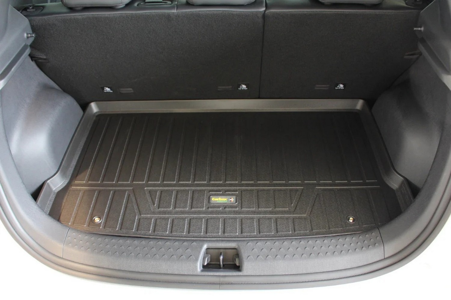 Boot mat suitable for BYD Dolphin 2021-present 5-door hatchback Carbox Form PE rubber - black