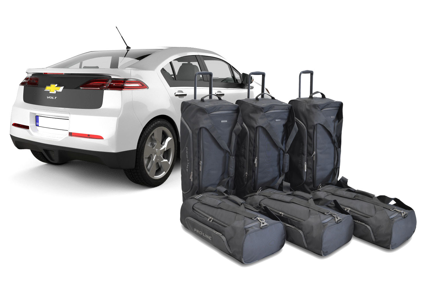 Travel bag set suitable for Chevrolet Volt 2011-2016 5-door hatchback Pro.Line
